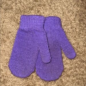 Cozy Purple Mittens